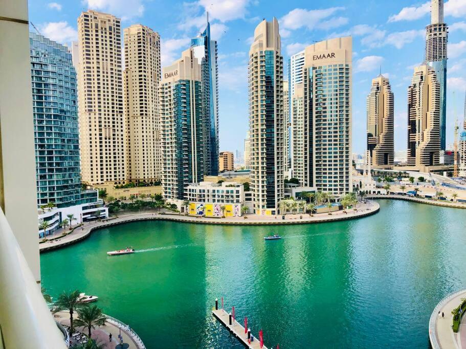 Panoramic Sea Views Studio Apartment - Marina Dubai Exterior foto